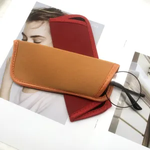 Classic Fabric Glasses Pouch for Sunglass Jewelry Packaging Key Bag Pouches Custom Design Reading Glasses Pouch