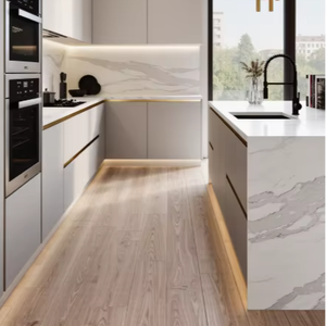 Mobili da cucina moderna Design di lusso nuovo Design di colore completo legno armadi da cucina Set di mobili per la vendita - Product Image 5