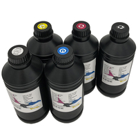 Encre UV DTF haute densité 500ml 1000ml Fcolor LED Encre UV autocollante pour impression numérique Compatible avec les imprimantes Epn