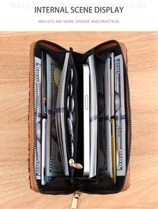 Экологичный винтажный деревянный клатч из искусственной пробки с цветочным принтом - Product Image 4