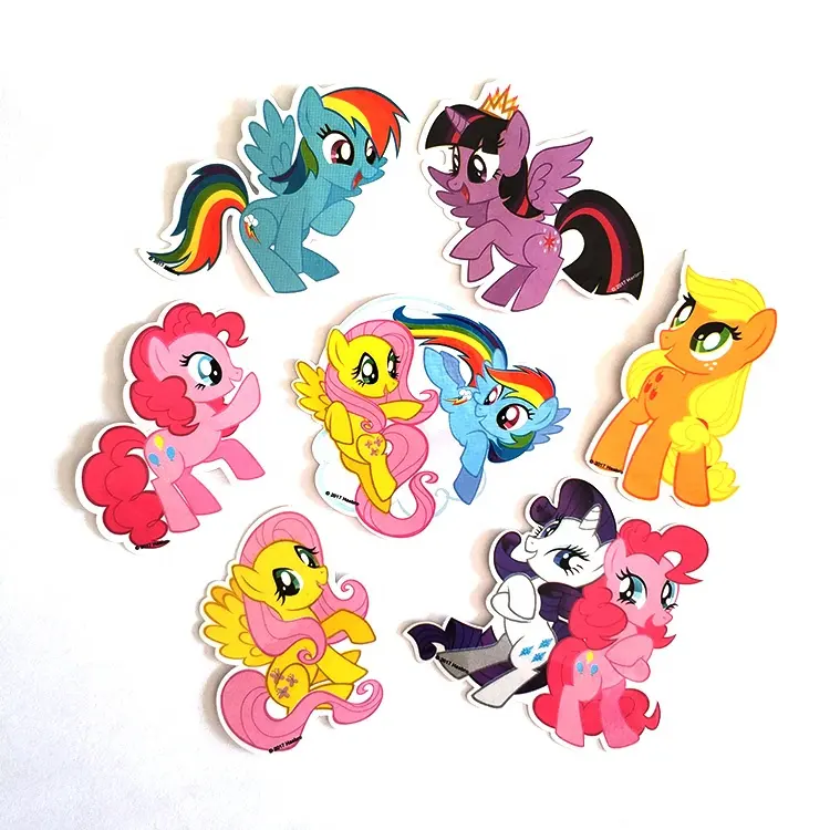 Custom Die Cut Creative Cartoon Sticker Packs Adhesive Paper Stickers for Children Girls Boys Teens