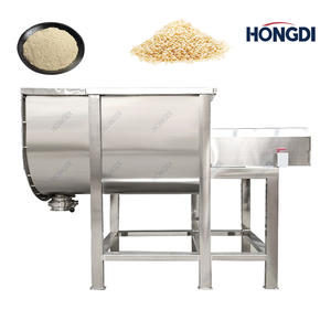 Mezclador de cinta de doble tornillo compatible con GMP Capacidad personalizable para aplicaciones alimentarias y químicas - Product Image 2