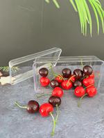 Boîte d'emballage de bonbons PS en plastique transparent personnalisée boîte d'emballage de gâteau pour l'industrie alimentaire