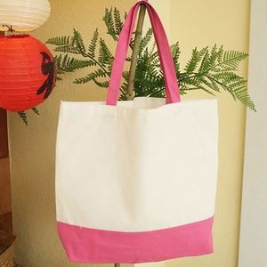 Sac en toile de coton lavé, grand format, pliable, personnalisé, imprimé, recyclable, pour le shopping, les voyages et les pique-niques - Product Image 6