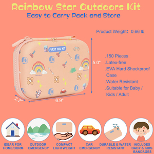 Đầy màu sắc phim hoạt hình in trẻ em Viện trợ đầu tiên băng trẻ em Viện trợ đầu tiên và an toàn Viện trợ đầu tiên bộ dụng cụ cho trẻ sơ sinh và trẻ em - Product Image 3