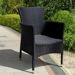 La dernière terrasse Bistro en osier chaise en rotin de Longang salle à manger en plein air loisirs métal pour hôtel Villa et chambre - Product Image 3