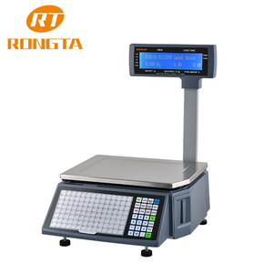 Báscula Etiquetadora Modelo 2026 con Capacidad de 30 kg, Digital, para Supermercado, para Imprimir Etiquetas o Recibos - Product Image 1
