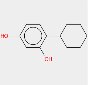 4-ไซโคลเฮกซิลเรโซร์ซิโนล CAS 2138-20-7 วัสดุสังเคราะห์อินทรีย์ระดับกลาง - Product Image 1