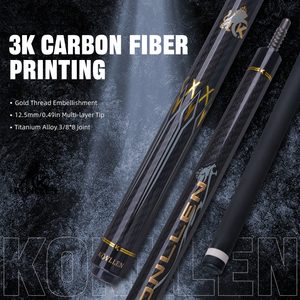 KONLLEN Billiard KL-3K Carbon Fiber Pool Cue Stick Kit