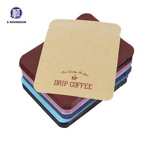 Kunden spezifischer Großhandel recycelbar 3 Side Seal Kaffee beutel Verpackung Pulver beutel Für Kaffee verpackungen - Product Image 3