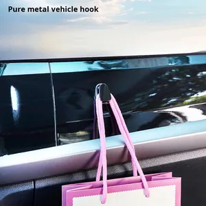 Nuevo Gancho Adhesivo Metálico para Coche, Gancho Multiusos para el Tablero, Kits Interiores - Product Image 3