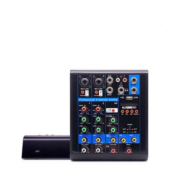 GAX-4S Audio Mixer Usb for Music Studio Equipment