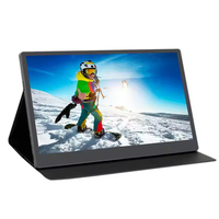 Écran portable 13'' Ultra HD 2K IPS LCD avec deux ports Type-C, haut-parleurs intégrés, 60Hz, temps de réponse de 3ms, pour ordinateur portable, jeux, PC, mobile