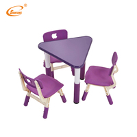 Table triangulaire moderne en alliage d'aluminium réglable et colorée, certifiée ISO9001/14001, pour usage commercial, écoles et ateliers – Meilleures ventes
