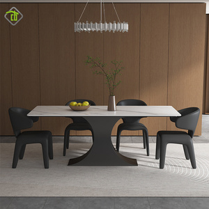 Hình ảnh của 6 chỗ ngồi hiện đại phòng ăn Bàn và ghế Trung Quốc thực hiện thiết lập, ghế và bàn cho phòng ăn - Product Image 2