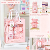 Coffret Cadeau Rose Romantique Fête des Mères – Personnalisable avec Logo, Mix & Match, Soin Spa, Sac Cadeau en Gros pour Fêtes et Événements