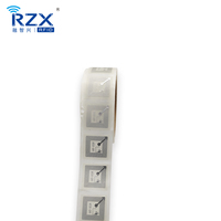 Etiqueta/Adhesivo/Placa RFID Programable de 13.56mhz F08 ISO 14443a Protocolo Wet Inlay Blanca
