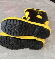Bottes de pompier de haute qualité, imperméables, isolantes, chaussures de pompier, bottes de sécurité pour hommes
