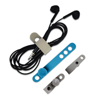 Attaches de câbles en silicone réglables et réutilisables pour organiser les câbles de charge, les écouteurs et la gestion des fils