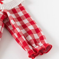 Combinaison pour bébé nouveau-né à col rond, mignonne, pour le printemps et l'automne, vêtements pour bébé, vente en gros personnalisée de combinaisons pour bébé
