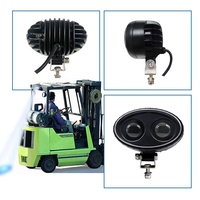 Feux de travail à LED 8W pour véhicules Blue Spot & Red Flood Line Beam Safety Forklift Spare Part New Condition