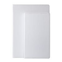 Carnet vierge en PU pour sublimation, motifs complets imprimés à chaud, A4 A5 A6, carnet vierge pour sublimation pour transfert par presse à chaud