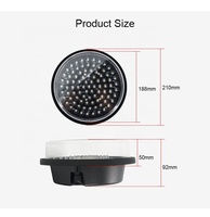 Pemasok Lampu Lalu Lintas Modul Lampu Lalu Lintas LED Bola Kuning Dia.200mm(9 inci) dengan Lensa Fresnel