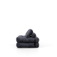 Fauteuil de compression Gerbrsi, canapé compressé 2 en 1, canapé-lit compressé deux-en-un, fauteuil-lit simple en velours entièrement en mousse