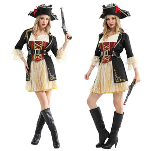 Disfraz de pirata sexy para mujer, disfraz de fiesta de carnaval de Halloween para adultos - Product Image 2