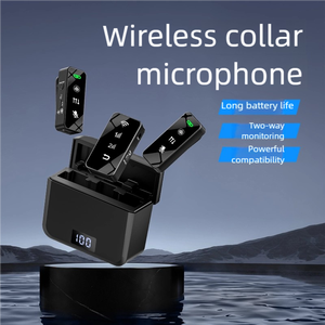 Microphone cravate sans fil à longue durée de vie de la batterie, microphone cravate H16, nouveau modèle mini <span class=keywords><strong>PORTABLE</strong></span> pour diffusion en direct, vlog - Product Image 2