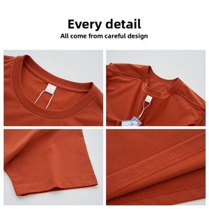 Camiseta de Hombre de Mezcla de Algodón Sorona, 190 g/m², Secado Rápido, Camiseta de Playa, Logotipo Personalizado Impreso y Bordado, Talla Grande 6XL, Camiseta de Verano - Product Image 5