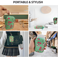Mini sac porte-monnaie en néoprène pochette en néoprène personnalisée pour faire du shopping en voyage école portefeuille porte-carte