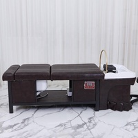 Arber Shop Lit de shampoing de haute qualité Fauteuil de massage Fauteuil de shampoing pour le lavage des cheveux Ensemble complet