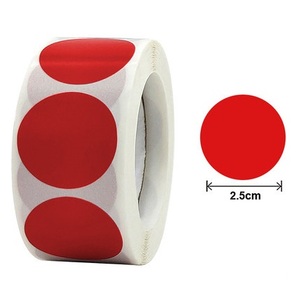 Dot Dán Màu Vòng Tròn Vòng Có Thể Tháo Rời Mã Màu Hàng Tồn Kho Nhãn Cuộn Nhãn Dán Nhãn Cho Văn Phòng - Product Image 5