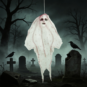 Nuevo Artículo 2026: Fantasma Colgante Animatrónico Personalizable para Decoraciones de Halloween, Accesorios Animatrónicos de Terror para Halloween - Product Image 5