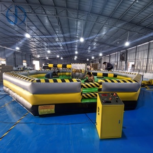 Jeu de sport gonflable en plein air wipeout obstacle sautant balayage jambe machine jeu fusion gonflable à vendre parc d'attractions - Product Image 3