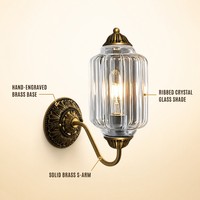 Lampe murale de chevet moderne de style français, américain et européen avec télécommande, lumière LED verte murale pour salon et entrée