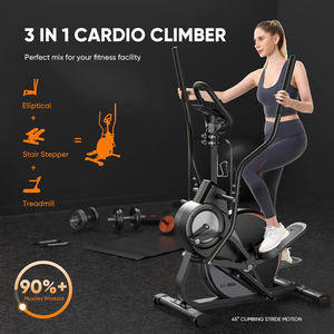 Fitness Crosstrainer Cardio Climber Stepper Magnetisches Ellipsentrainer-Gerät - Product Image 4