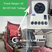 Climatiseur de toit intégré 24V DC pour VR, véhicule de chantier et cabine de camion 12V