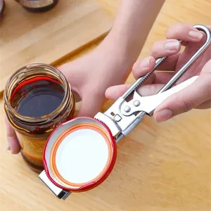 Ouvre-bouteille multifonction réglable en acier inoxydable, ouvre-bocaux, ouvre-boîtes à visser pour économiser l'effort, outils de cuisine - Product Image 4