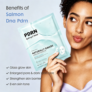 PDRN Hydrogel Mask <b>with</b> Panthenol Multi Collagen Elasticity Care Deep Hydration Facial Mask - Product Image 5