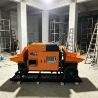 Pompe à béton diesel modèle 10, facile à utiliser, avec boutons de commande clairs pour les tâches quotidiennes de transfert de ciment