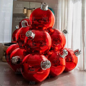 Esfera de Espejo Inflable Gigante Impermeable para Discotecas, Bodas y Eventos, Material de PVC, Fácil de Instalar, Impresión UV Dorada/Plateada - Product Image 6