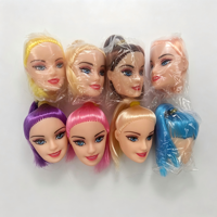 Tête de poupée de mode AJB Toy de 11,5 pouces (30 cm) en vinyle, accessoires pour la fabrication de poupées personnalisées