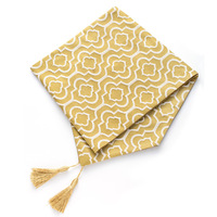 Nouveau drapeau de Table Jacquard chemin de Table ensemble Style marocain motif géométrique chemin de Table