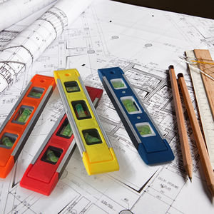 Портативный Высокоточный 3-пузырьковый измеритель уровня, промышленный Сильный магнитный 3-пузырьковый уровень, линейка ABS-оболочки, бытовой инструмент - Product Image 6