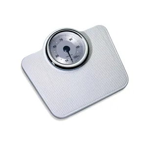 Escala de peso mecânica do banheiro da superfície 130kg antiderrapante Equilíbrio Não-digital pessoal do metal do seletor Escala de peso do corpo