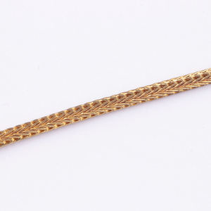 Collares de cadena para mujer DIY, cola de zorro de cobre amigable, la mejor cadena de joyería, rollos de cadena de acero inoxidable de alta calidad para <span class=keywords><strong>judío</strong></span> DIY - Product Image 4