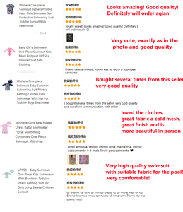 Traje de Baño de una Pieza para Niños, Estampado, con Cremallera y Gorro, Estilo Bikini, Transpirable, de Secado Rápido, Anti-UV, para Niñas y Niños - Product Image 6