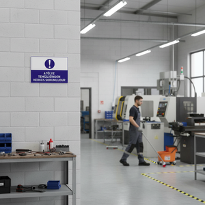 Everyone Is Responsible for Workshop Cleaning <b>Electronic</b> <b>Sign</b> - Product Image 3